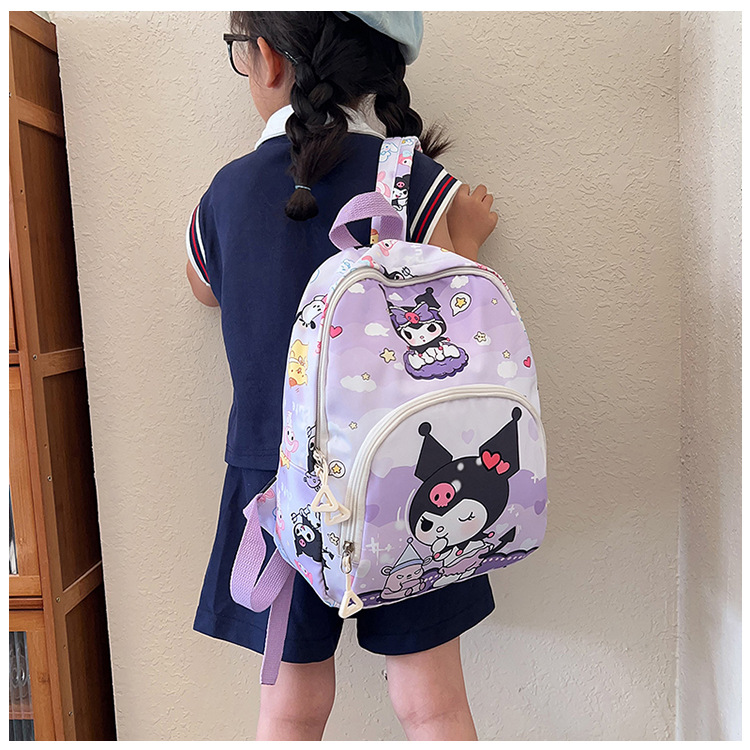 Cute cartoon, lightweight and lightweight schoolbag for kindergartens, fashionable and versatile children's backpacks for outdoor leisure travel undefined