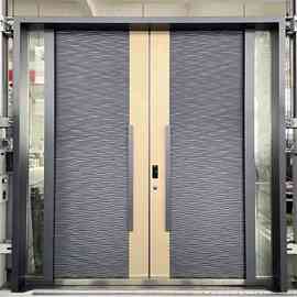 防盗门围墙双开门老式仿古大门铸铝别墅进户门锌合金门防盗闸门