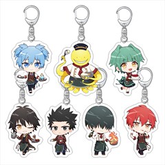 暗殺教室タコ先生アクリルキーホルダー三年E班烏間惟臣アクリルペンダント