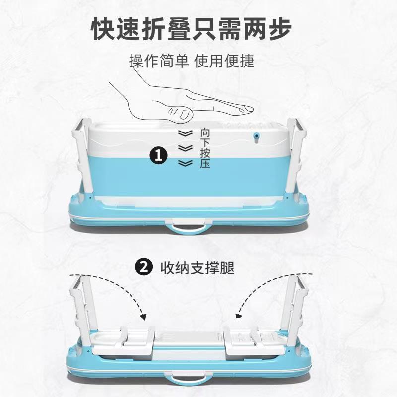 Cubo de baño adulto plegable Cubo de baño Baño artefacto hogar Baño grande adulto cuerpo completo humeante bañera de doble propósito