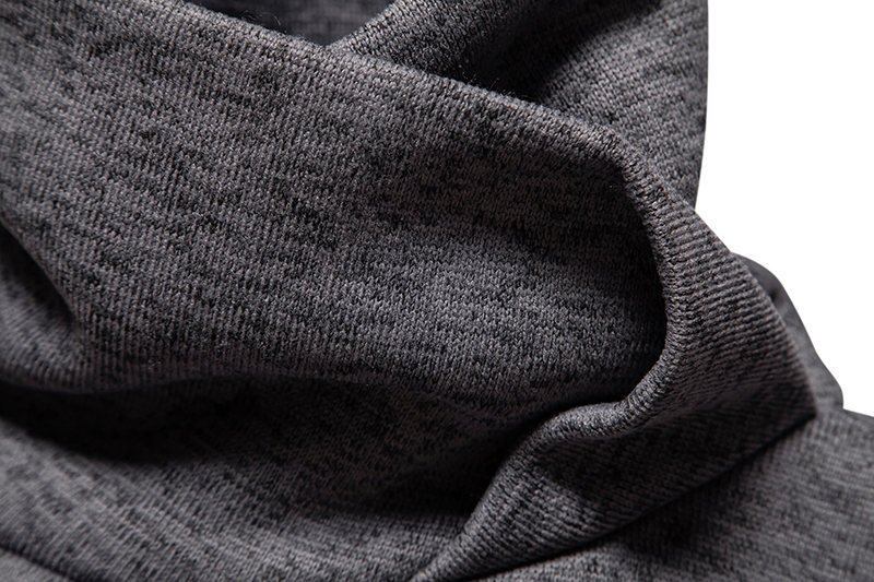 Pull tricoté de style américain pour homme, nouvelle collection automne et hiver, couleur unie, col montant_voghion.com