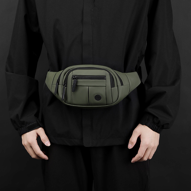 WEPOWER nuevo bolso de la cintura de los hombres ocasionales de estilo coreano bolso de hombro ligero deportes de moda hombro bolsa de pecho bolsa de mensajero