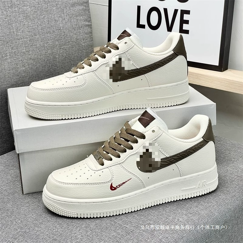 Nike Air Force 1, обувь, кроссовки, дышащие белые туфли, спортивная обувь