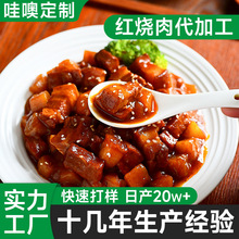 预制菜红烧肉料理包代工速食餐饮外卖快餐冷冻半成品商用定制批发