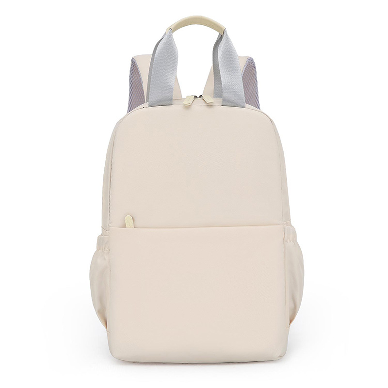 Logotipo imprimible bolsa para computadora portátil mochila de tela Oxford para mujer mochila ligera y simple de 14 pulgadas mochila escolar para estudiantes