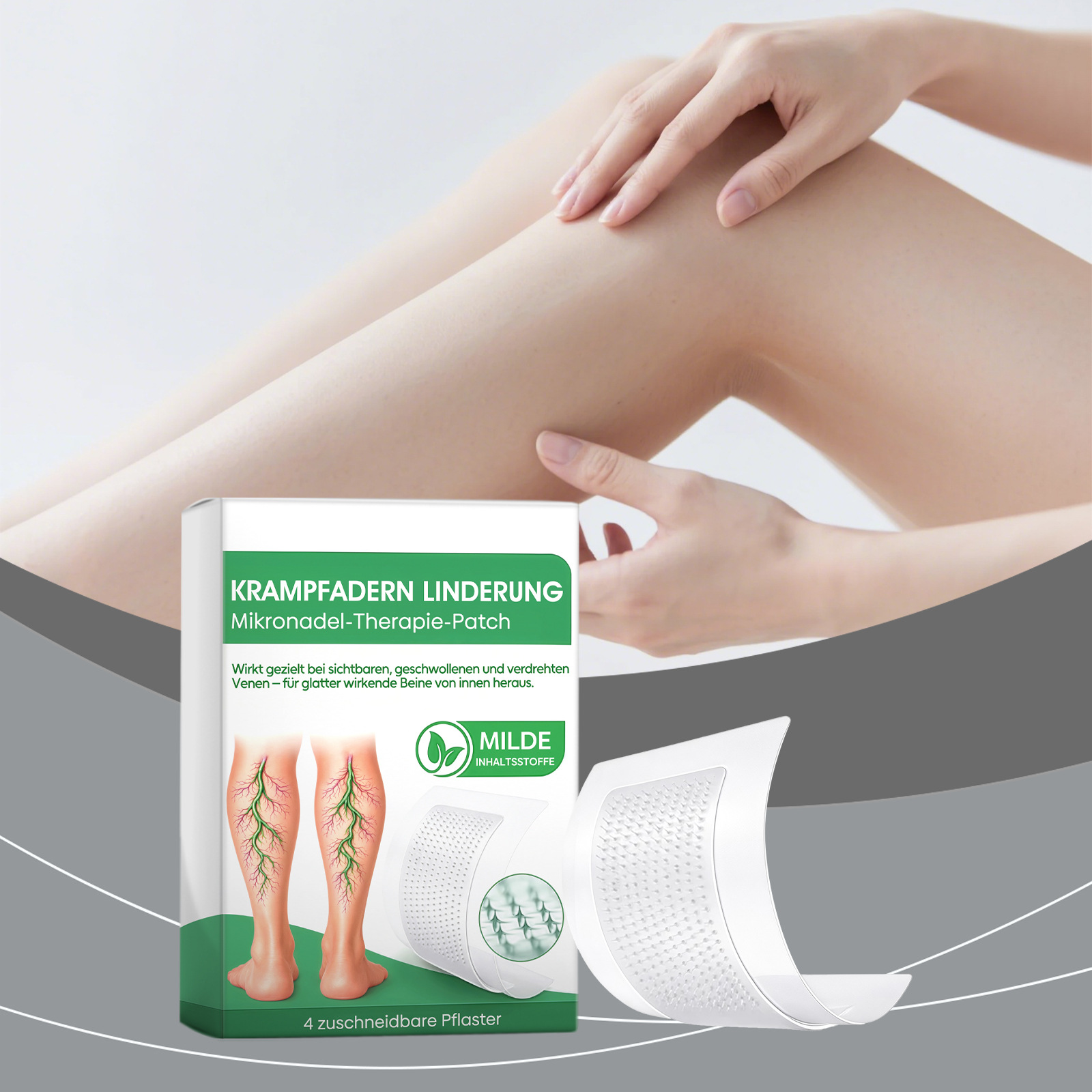 腿部护理贴 温和呵护按摩腿部清爽舒适日常便携易用腿部护理贴