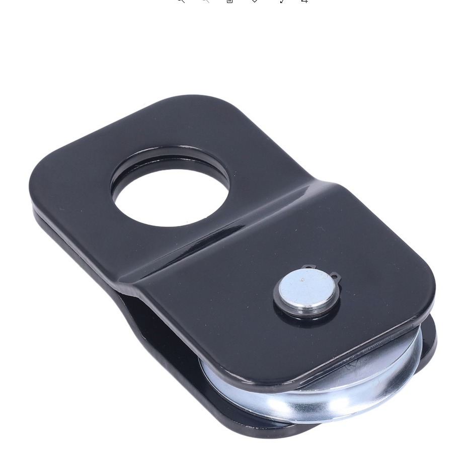 Araña todoterreno modificado cuerda de cabrestante polea 4 T polea todoterreno polea móvil polea de madera contrachapada