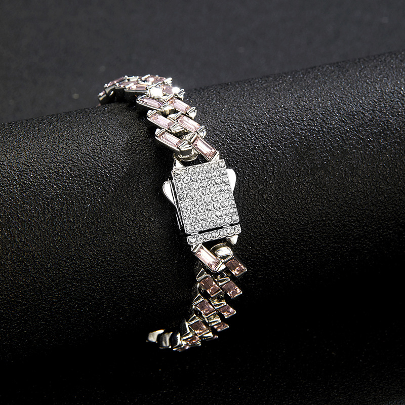 Fashion Geometric Alloy Inlay Rhinestones Unisex Sweater Chain 1 Piece