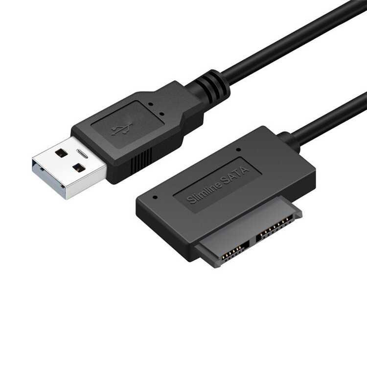 笔记本光驱易驱线7+6pin针USB2.0转SATA外置转接线带光驱线厂家直