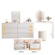 Bucket Dressing Table Bedroom Modern Small Apartment Storage Cabinet Cream Style Makeup Table Desk Retractable Simple Bucket Cabinet