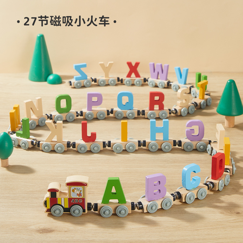 【Section 27】Alphabet model--magnetic train