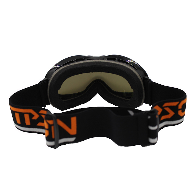 Lunettes de ski pour enfants de 3 à 12 ans avec revêtement coloré et anti-buée en TPU double couche haute définition_voghion.com