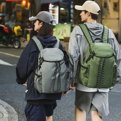 潮流百搭休闲双肩包户外骑行徒步登山包大容量运动轻便旅行背包