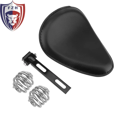 Motosiklet ləvazimatları və aksesuarları Car Modified Black Line - black-black-line-cushion-short-round-silver-spring-bracket