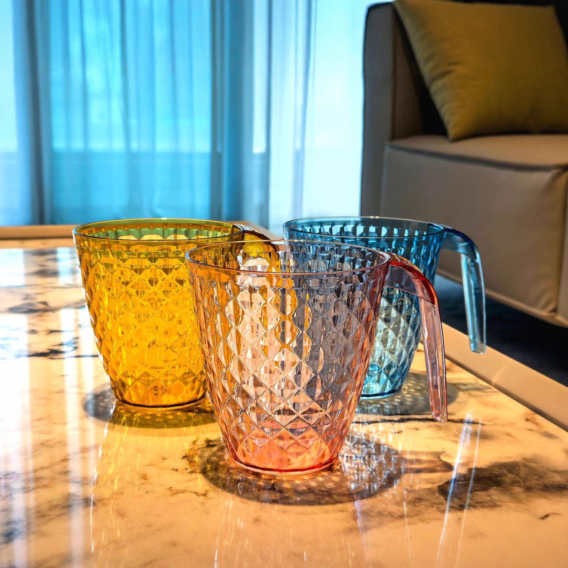 Bicchiere da bagno in plastica portaspazzolino per coppie_voghion.com