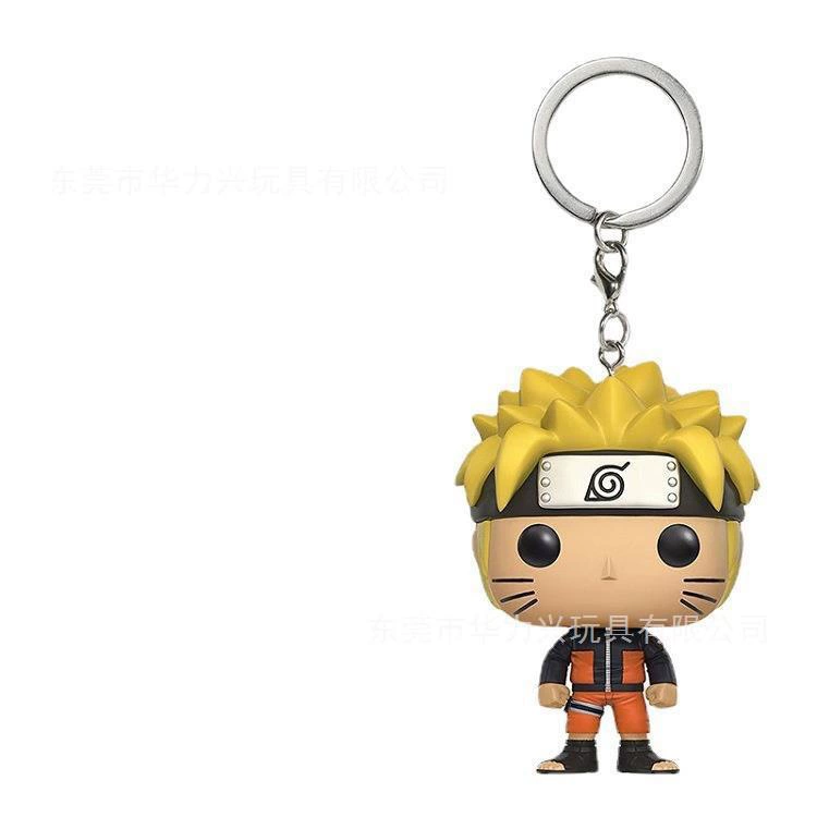 Брелок (POP) Naruto Sasuke Kakashi Kurama, ПВХ фигурка 9 см в цветной коробке