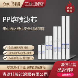 PP熔喷滤芯10寸20寸30寸40寸PP棉滤芯反渗透精密保安过滤器滤芯