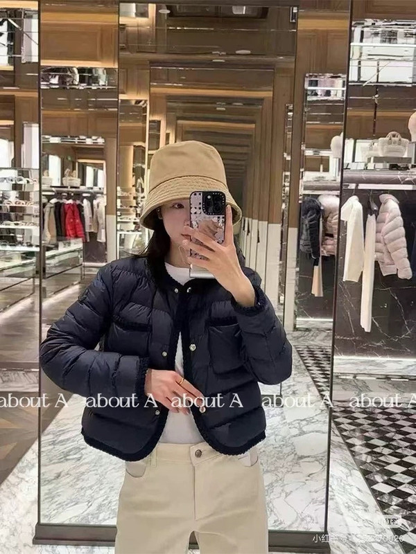 蒙家25ss M家新款ARISTEO女士小香风气质薄款羽绒服外套|undefined