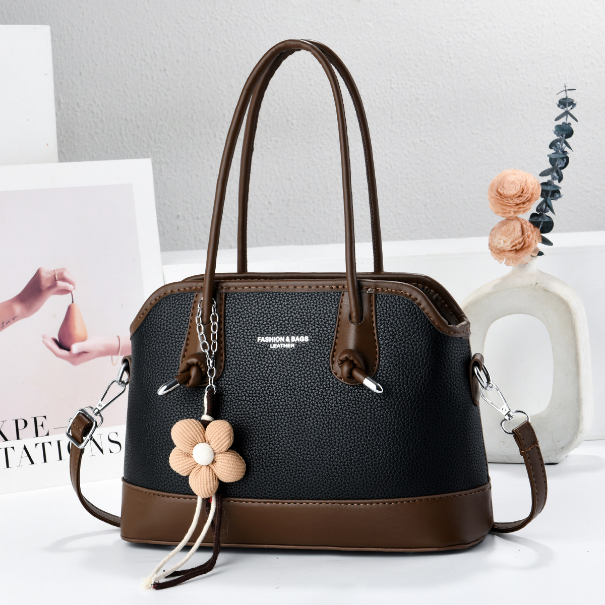 Colgante de muñecas de color, bolso de mano, bolso de hombro diario, bolso de moda, bolso de mano