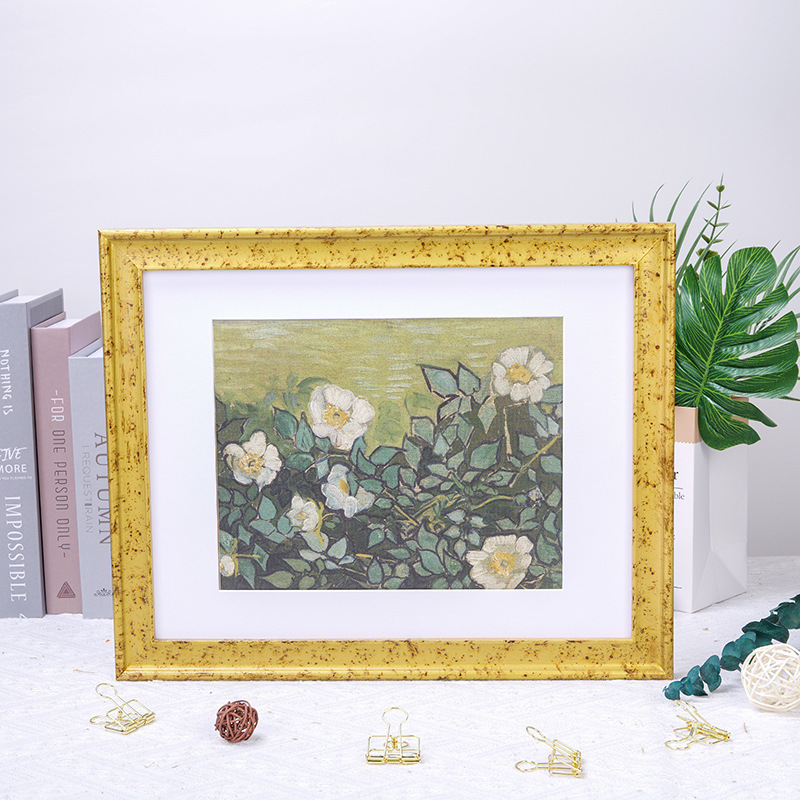 Cross-Border European-Style Vintage Simple Photo Frame 12-Inch 16inch 18inch Photo Frame 11X14 Wall Hanging Decoration Display Stand