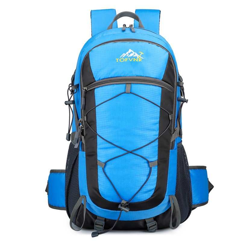 Mochila de senderismo al aire libre de gran capacidad, bolsa deportiva ligera e impermeable de nailon para camping o viaje