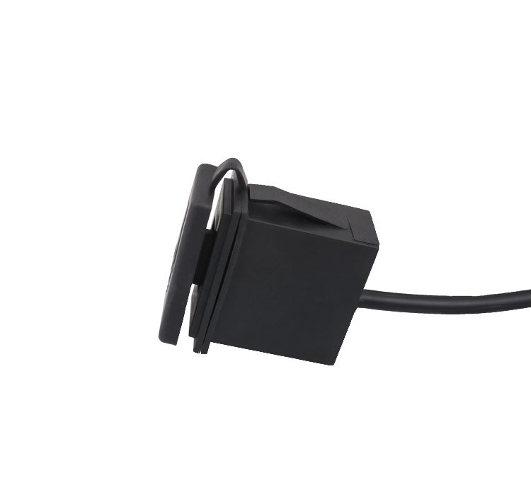 Car universal modified motorcycle boat RV modified square single USB car charger 2.4A car mobile phone charger