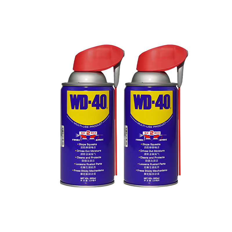 WD40 潤滑剤 錆び落とし剤 220ml チェーン ローラースケート 潤滑剤 機械部品 防汚 錆び落とし剤|undefined