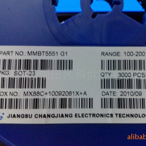 贴片三极管 晶体放大三极管  MMBT5401 2L SOT-23