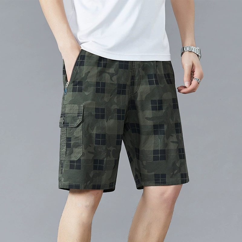 Thin summer clothing, shorts for leisure, men's summer trend trousers, oversize