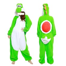 亚马逊跨境Kigurumi onesie 耀西卡通动物连体睡衣成人万圣节扮演