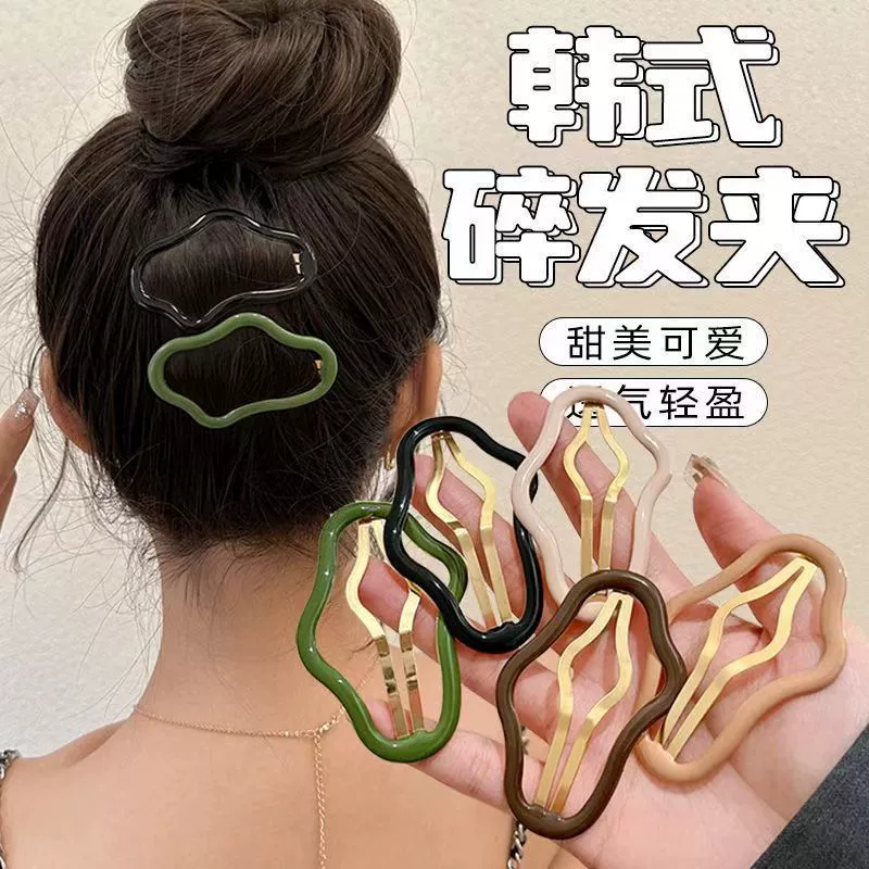 Зажим для волос Hairgrip (TikTok) милый детский заколка для взрослых, 6 см, assorted colors