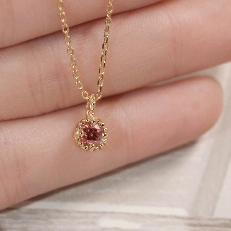 Zircon Inlay Material Pendant Necklace Classification 925 Sterling Silver Zircon Cable Chain Plating Geometric Pendant Necklace
