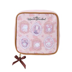 日系レインボーランドmelody/犬フランス少女口紅アクセサリー収納バッグかわいいピンク化粧バッグ