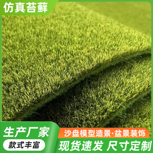 Simulated Moss, Moss, Bionic Artificial Turf, Fake Green Plants, Decorative Landscaping, Bonsai, Short Velvet Micro-Landscape Carpet