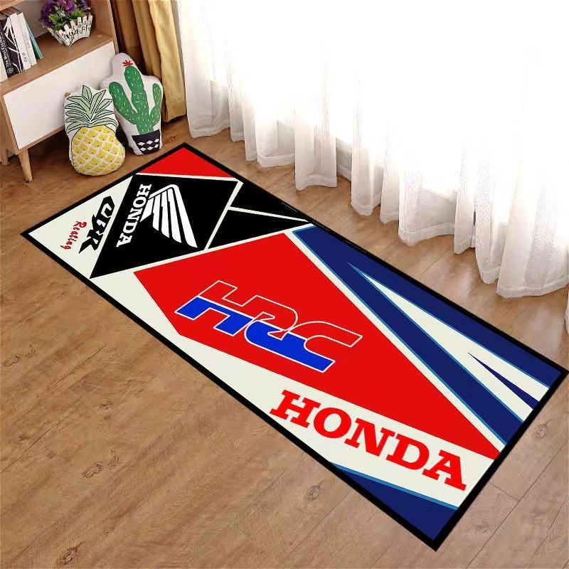 Cross-border Temu American-style diatomite long rug, motorcycle decorative floor mat, dirt-resistant, wear-resistant, easy to maintain, bedside rug