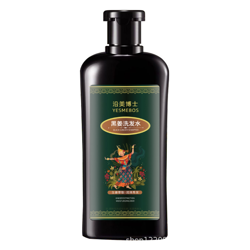 Dr. Yanmei champú de jengibre negro, control de aceite, nutrición, flácida, anti-caspa, antiprurito, cuero cabelludo limpio, fresco, limpio y hidratado.