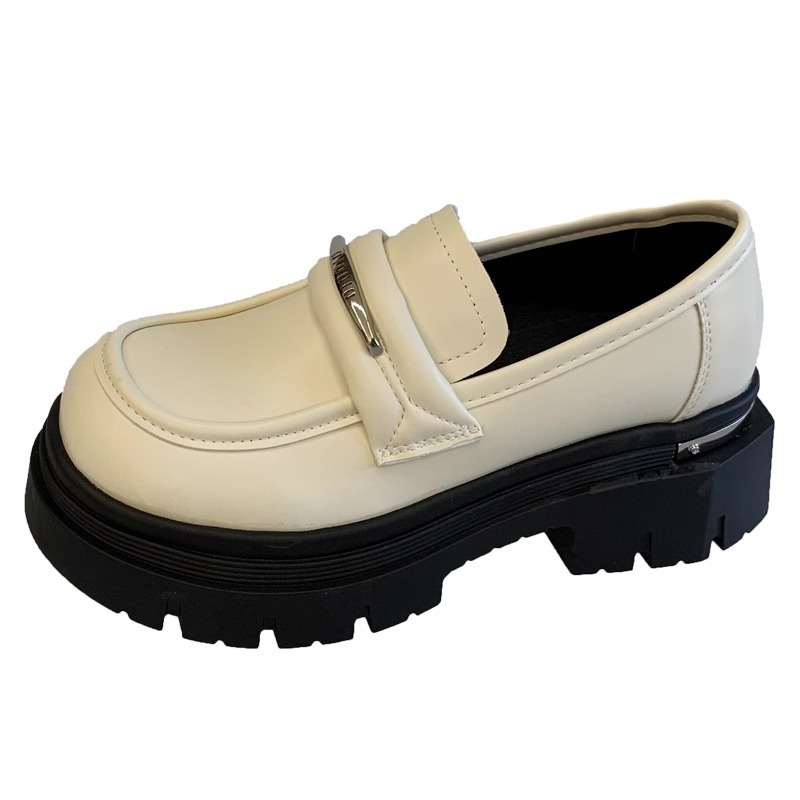 Women's Thick Sole Loafers Comfortable Casual Shoes For Autumn_voghion.com