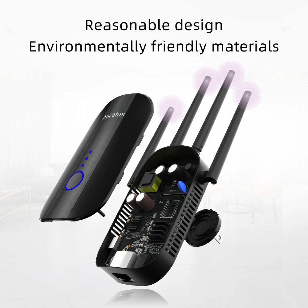 1200M English version dual -frequency wireless WiFi route Router signal amplification expansion mid -relayer EXTENDER EXTENDER