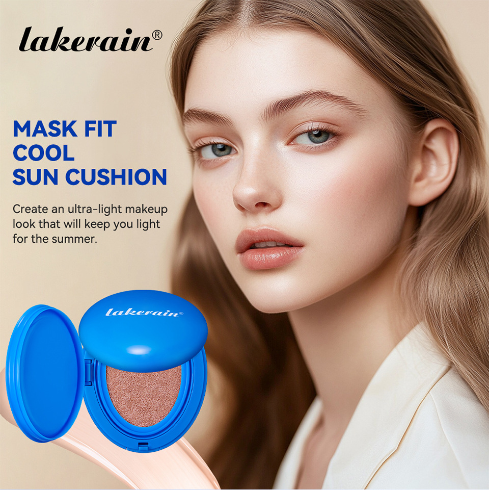 lakerain Blue Cushion Foundation Semi-matte Cushion Foundation Liquid details Picture