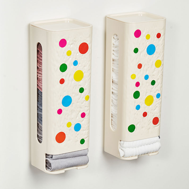 ドーパミン下着靴下収納ケース引き出し式たんすの中に穴を開けない壁掛け収納ケース防塵整理神器|undefined