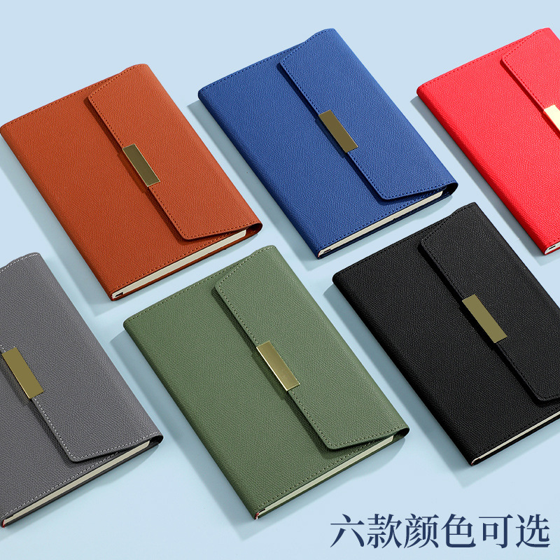 (2개) 고급 노트북 선물 상자 세트 맞춤형 비즈니스 사무실 노트패드 기업 로고 기념품 회의 기록부