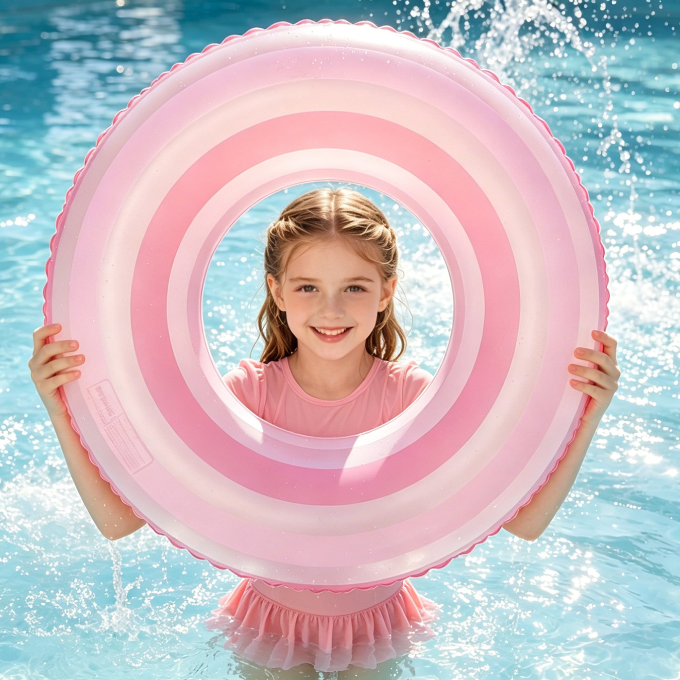 Anillo de natación para adultos con bolsas de aire dobles para hombres y mujeres con anillo de salvavidas anti-rollback para principiantes con anillo de flotación inflable en agua