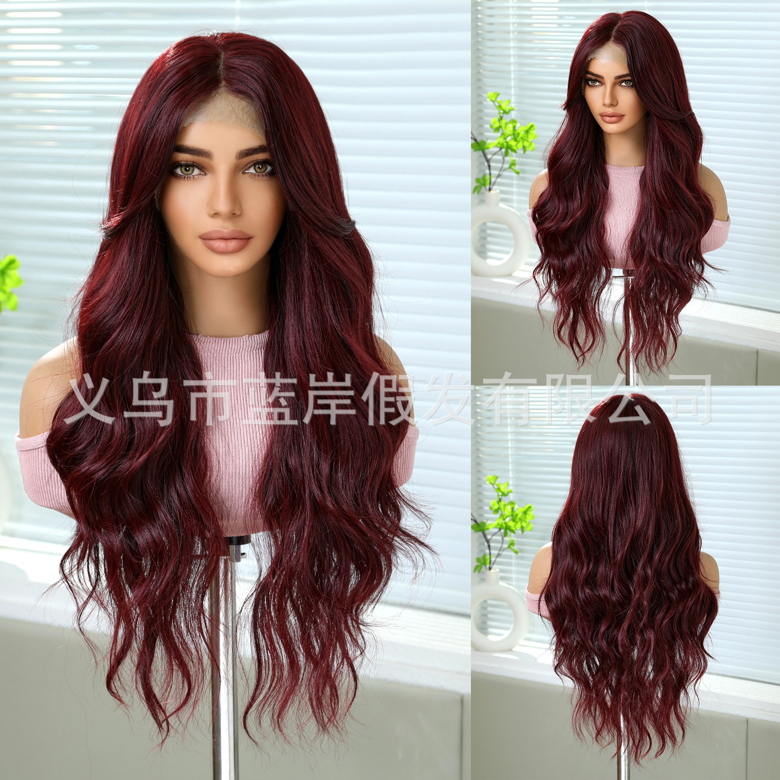 Nuevo producto gradiente gris color popular estilo europeo y americano 13*6 peluca de encaje de área grande costura libre transpirable y cómodo tocado