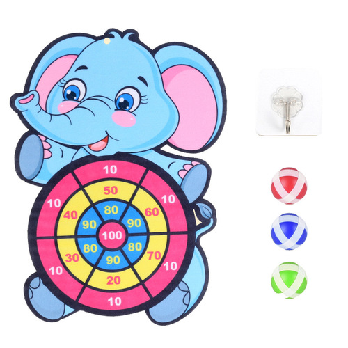 Children's cartoon sticky dartboard flying dartboard adhesive ball throwing parent-child interactive toy stress relief intelligence kiosk toy