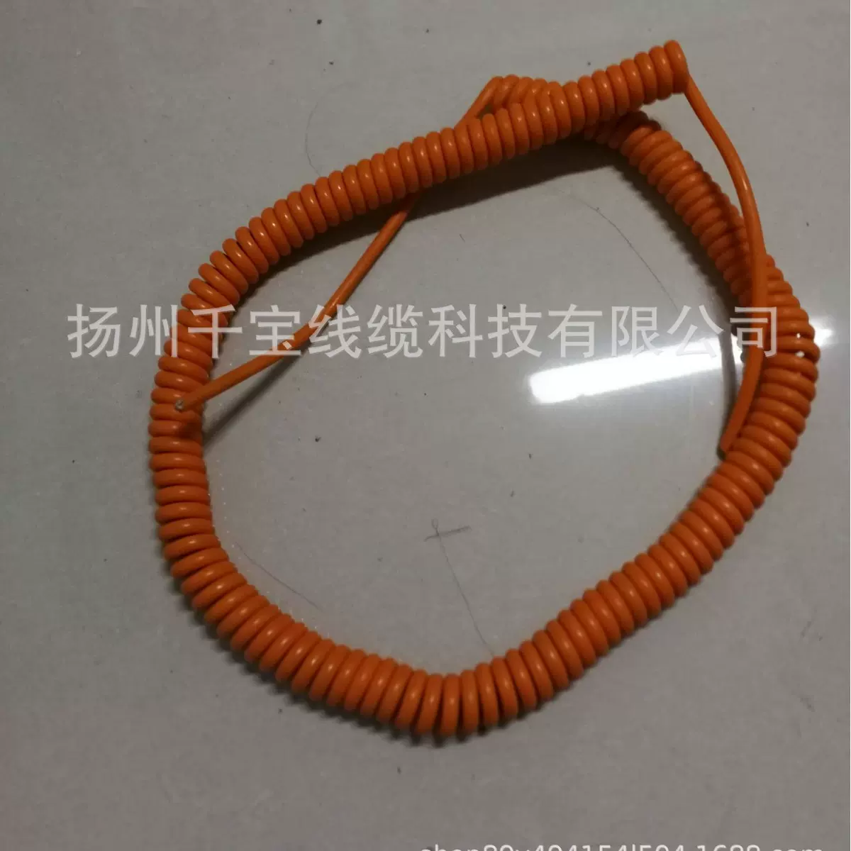 直销供应机械设备用螺旋电缆PUR23456*0.5弹簧电缆卷线焊机