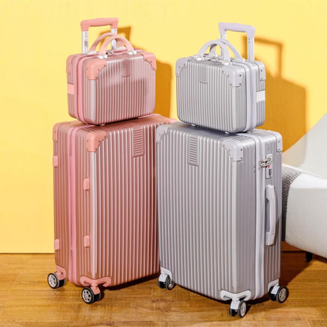 [Fábrica de selección estricta] maleta de mujer red retro 20 pulgadas pequeña caja de tracción de viaje 24 pulgadas maleta de estudiantes