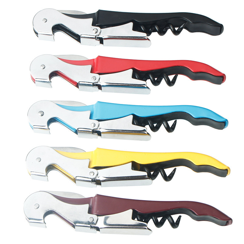 스테인레스 스틸 와인 병따개, 와인 병따개, 와인 칼, 해마 칼, 로고 인쇄 가능한 다기능 도구