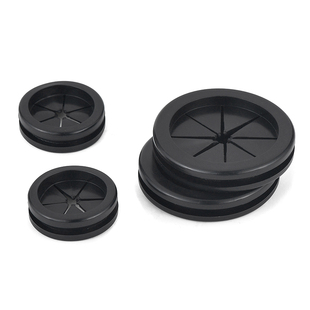 Double-sided protective coil rubber meter-shaped opening protective coil distribution box outlet hole sheath dust-proof coil