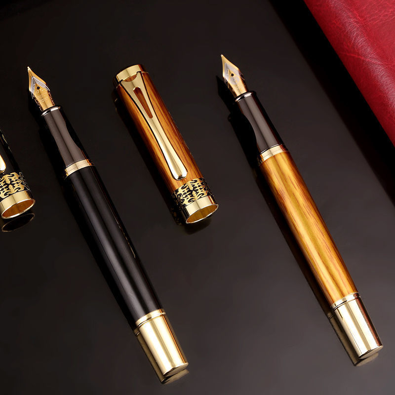 永生鋼筆學生練字美工正姿硬筆商務辦公禮品套裝金屬鋼筆定製logo