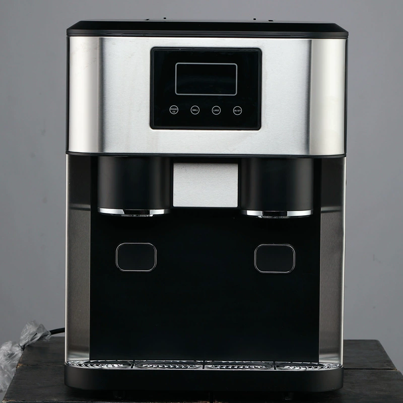 Трансграничный экспорт настольных коммерческих и бытовых льдогенераторов, льдогенератор «три в одном» для колотого льда и холодной воды, с разъемами для разных стран, быстрое изготовление льда